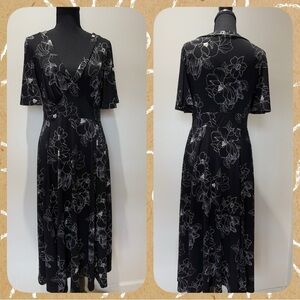 Torrid Black Floral Dress
